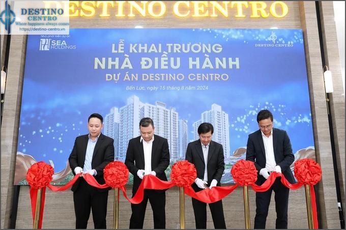 CĐT Và Ban Lãnh đạo Seaholdings cắt băng khánh thành khai trương Nhà điều hành Destino Centro