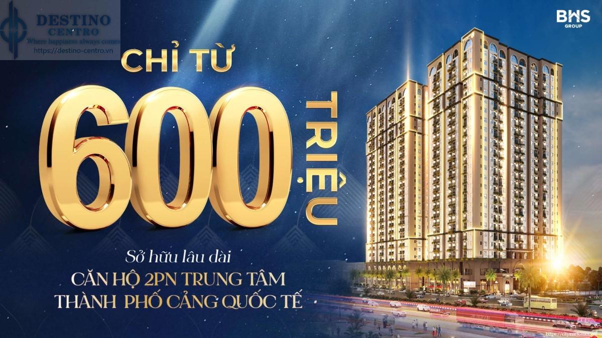 Căn hộ CityMark Residence chỉ từ 600 triệu sở hữu căn hộ 2PN