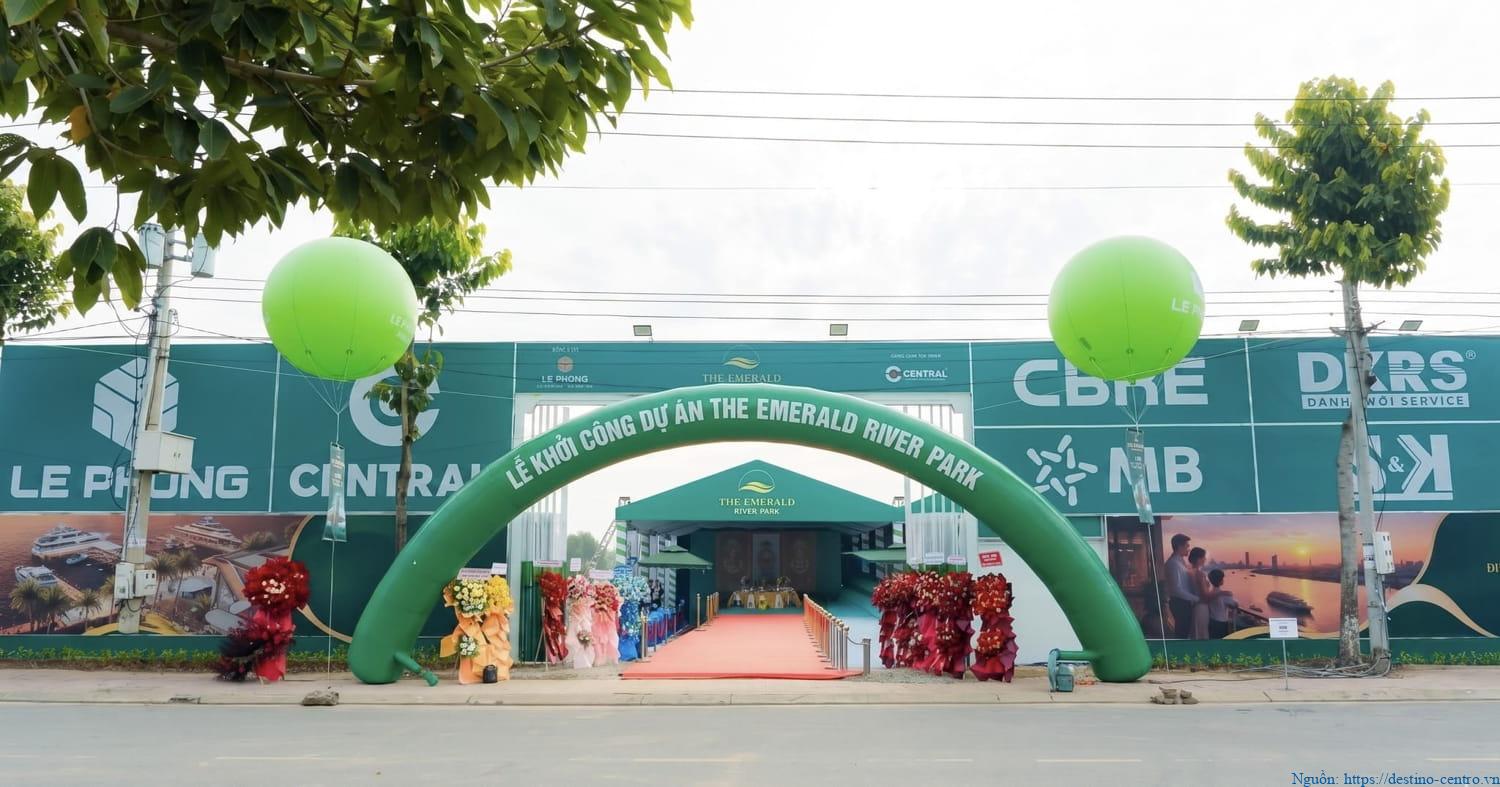 Lễ khởi công dự án The Emerald River Park, công trường và quan khách ngày 27-05-2026