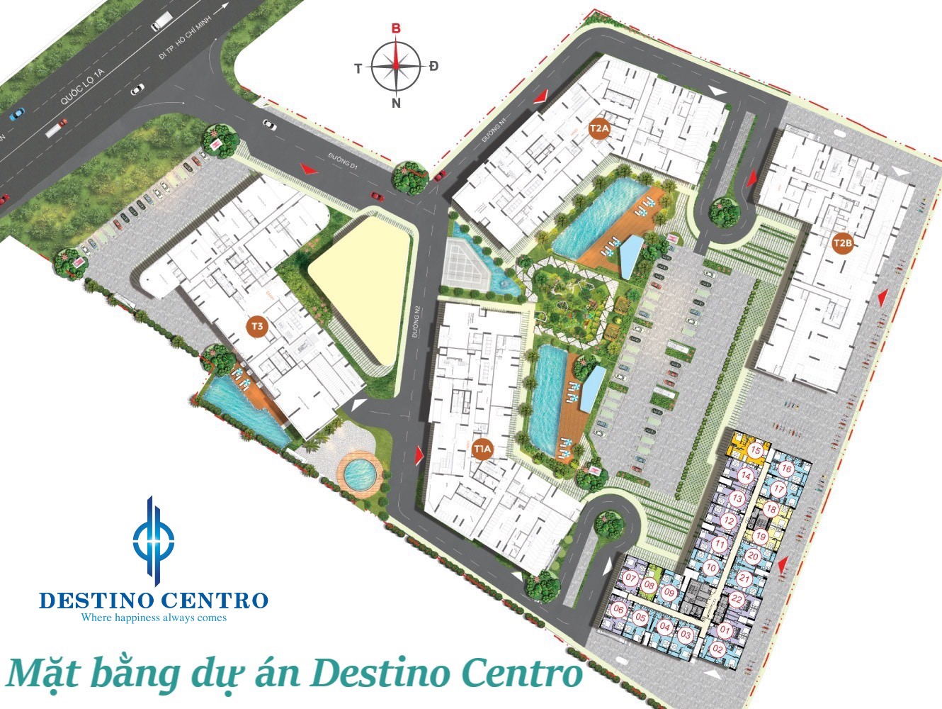 Mặt Bằng Destino Centro