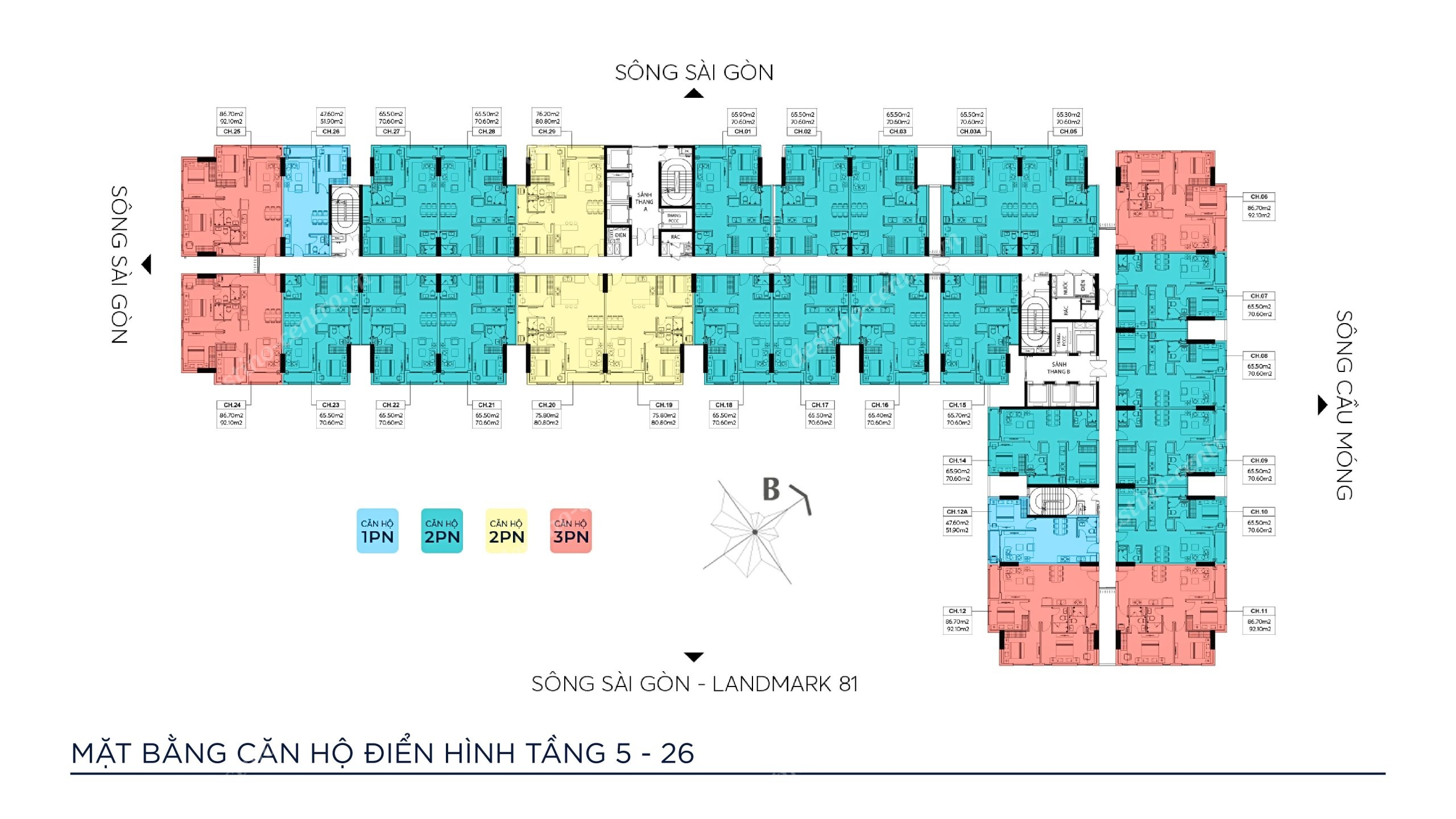 Mặt Bằng Symlife Tầng 5-26