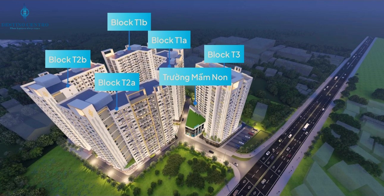 Phối Cảnh Các Block Căn Hộ Destino Centro