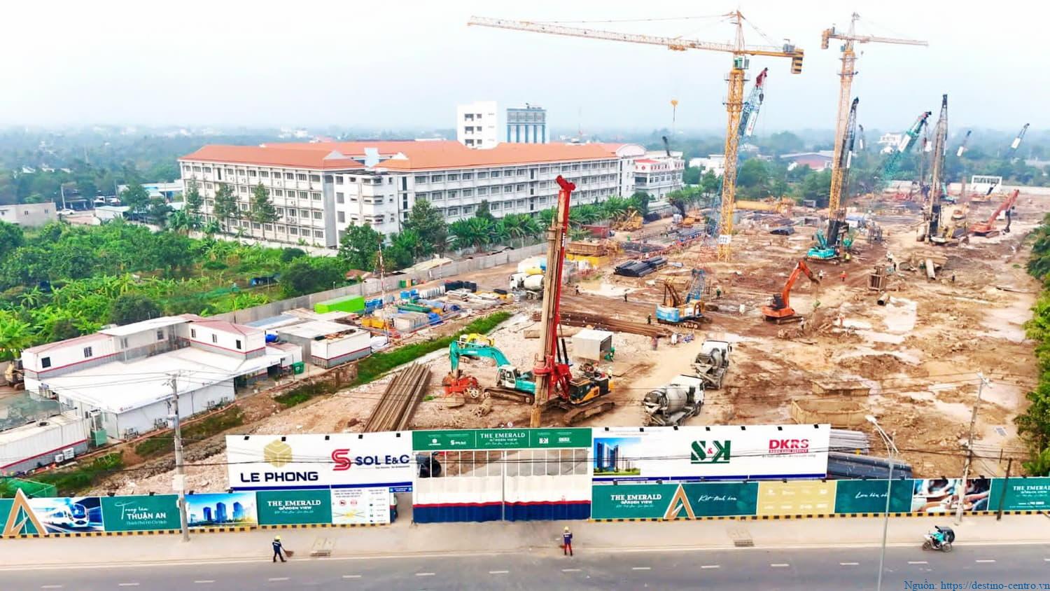 SOL E&C đẩy mạnh thi công tại The Emerald Garden View, cam kết