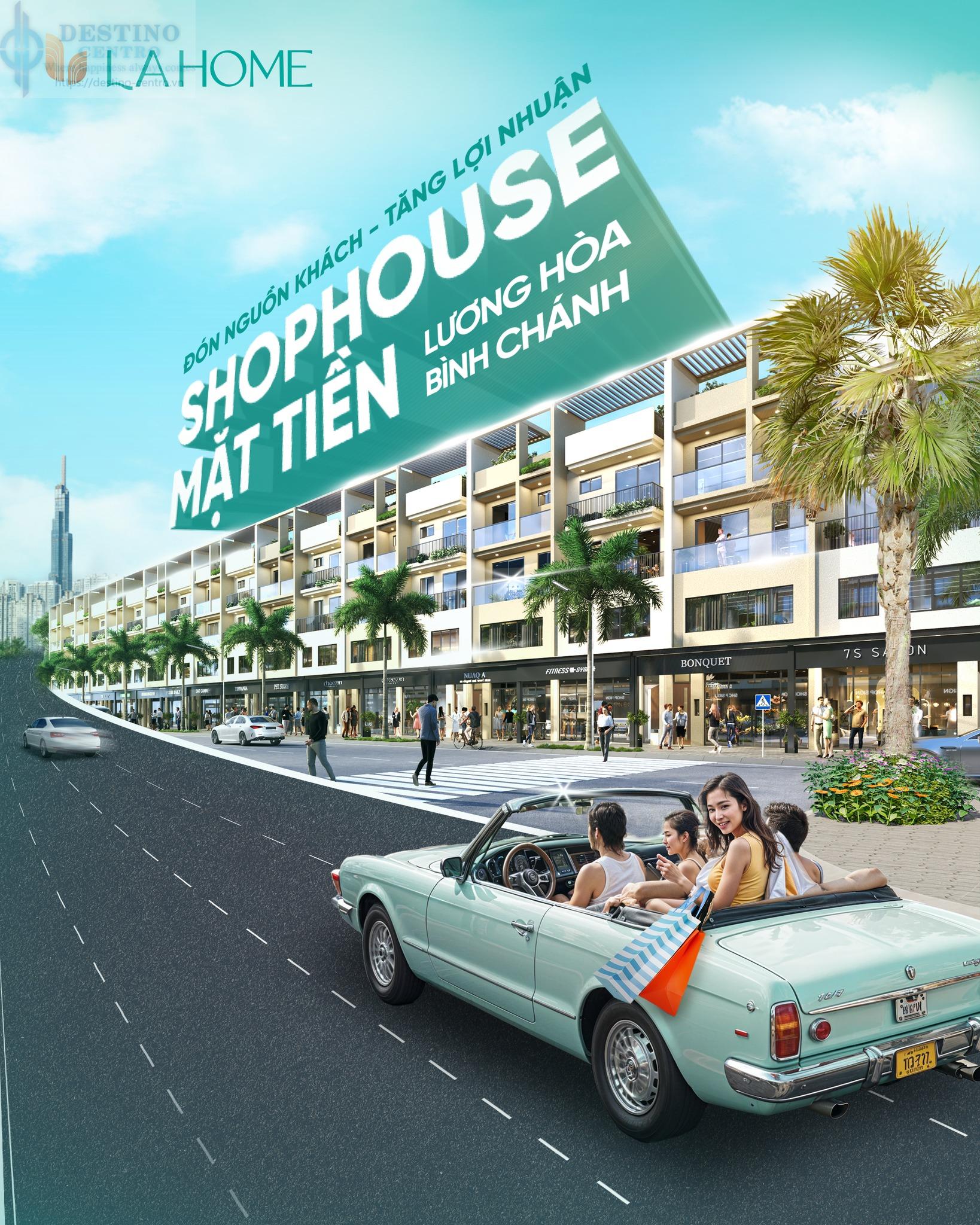 Shophouse La Home Long An Mặt Tiền đường Lương Hòa Bình Chánh, Tuyến đường Huyết Mạch