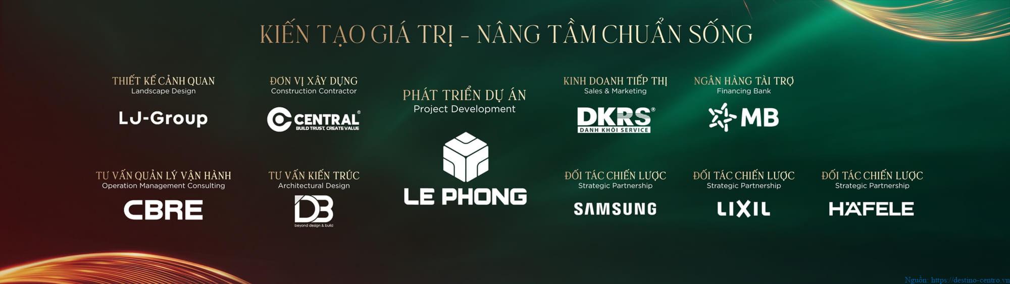 Tên các đối tác tham gia phát triển dự án The Emerald River Park