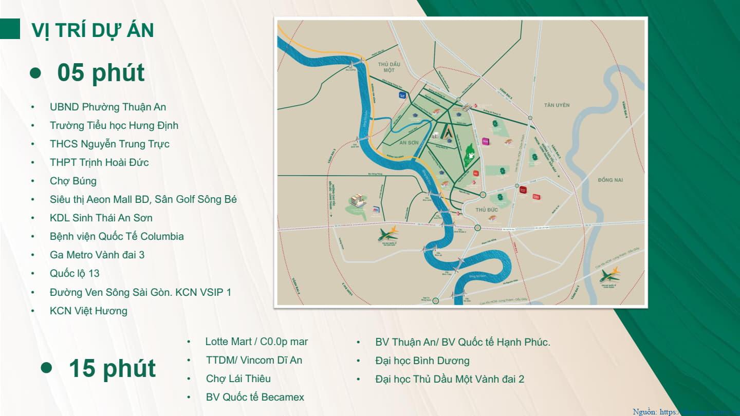 The Emerald Garden View kết nối trường học, bệnh viện, siêu thị