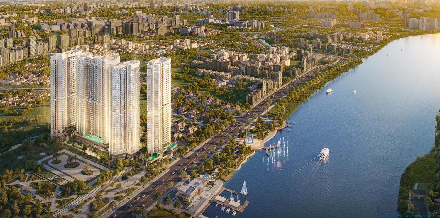 The Emerald River Park Lê Phong Group, ven sông cao cấp bến du thuyền biểu tượng