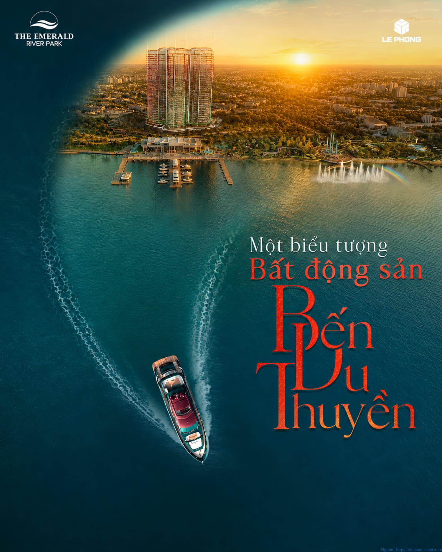 The Emerald River Park biểu tượng bất động sản bến du thuyền tại TPHCM