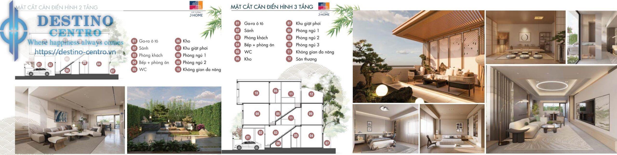 Thiết Kế Hiện đại Nhà Phố 2 Và 3 Tầng Tại J Home