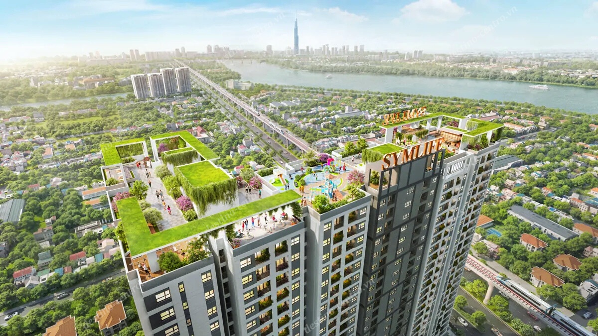 Tiện ích Trên Sân Thượng ở Symlife
